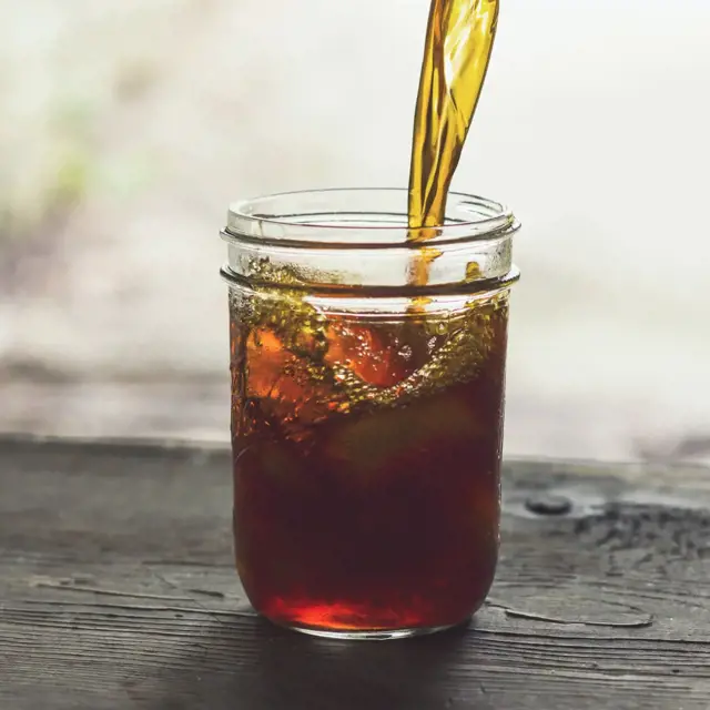 Classic Iced coffee in a glass