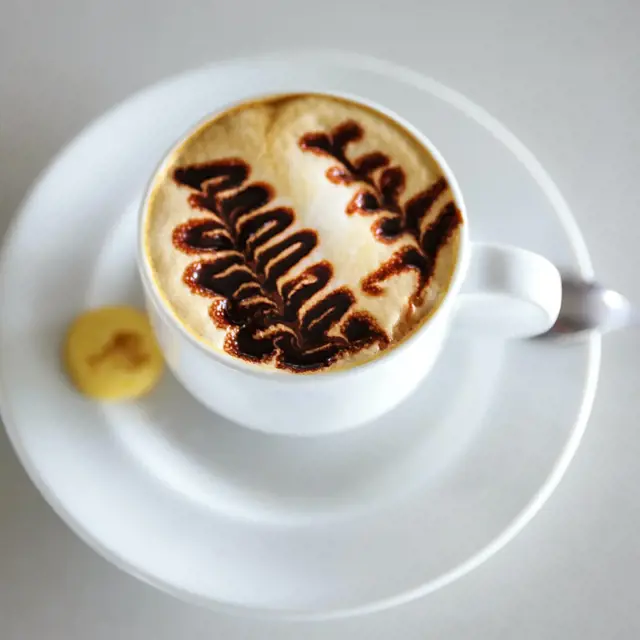 Cup Of Mocha With Syrup Art By Quang Nguyen Vinh Madefrombeans